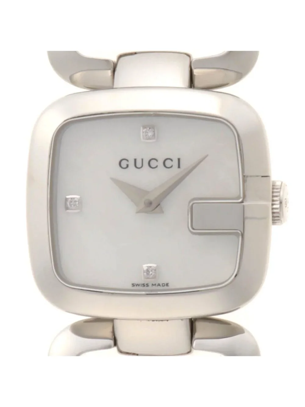 Gucci 125.5 Watch Stainless Steel Shell Quartz